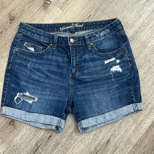 Universal Thread distressed denim shorts. Size 10R GUC